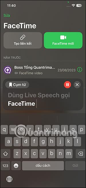 Útmutató az élő beszéd használatához a FaceTime hívásához
