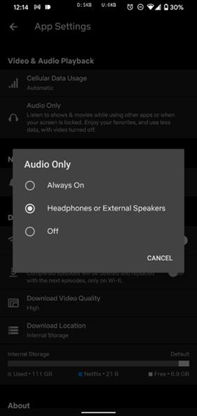 Netflix ievieš audio klausīšanās funkciju tikai operētājsistēmā Android