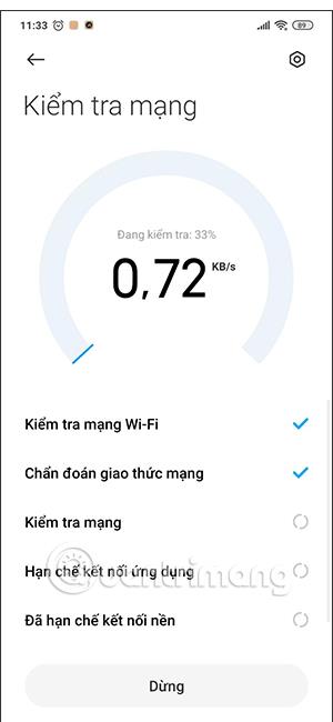 Hur man mäter nätverkshastighet på Xiaomi-telefoner utan en app