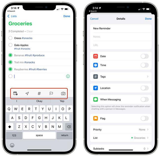 Kas jauns iOS 15 lietotnē Piezīmes un atgādinājumi