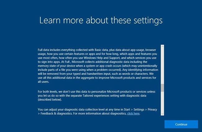 Kontroller personvernet på Windows 10-datamaskiner med følgende 22 tips