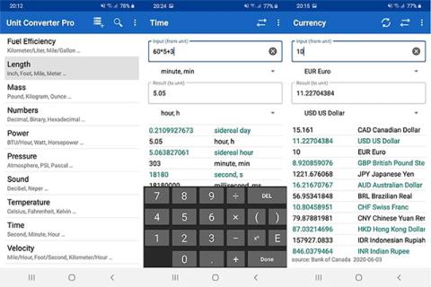 Topp 3 apper for konvertering av måleenheter for Android