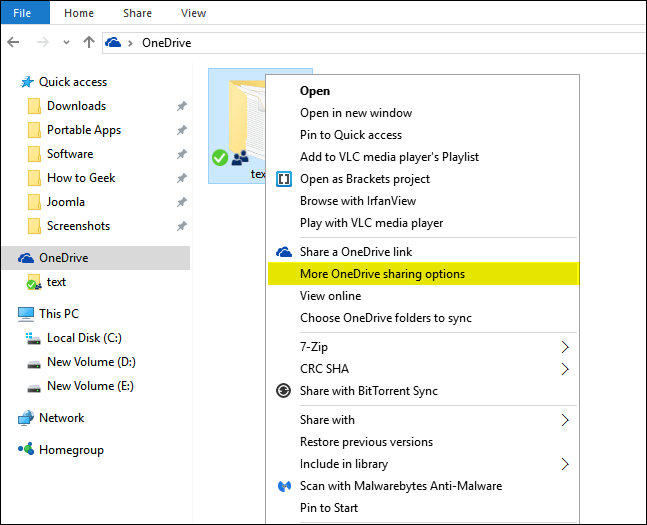 5 måder at dele filer og mapper fra OneDrive i Windows 10