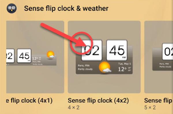 Kako instalirati HTC widgete za vrijeme i sat na Android