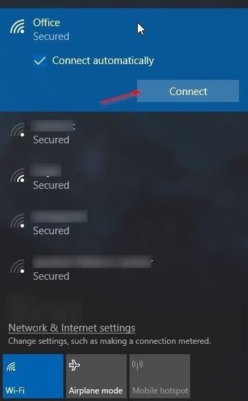 Kako spojiti računalo na Wi-Fi bez lozinke u sustavu Windows 10