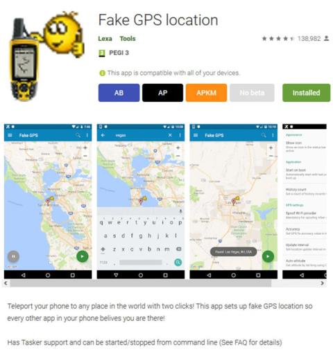 Kako ponarediti GPS na telefonu