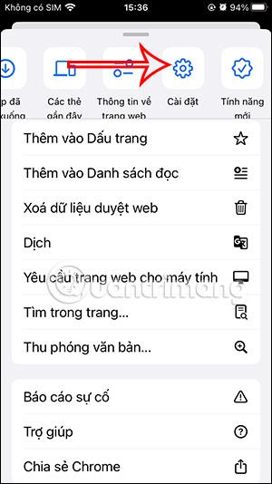 Kā pārvietot Chrome iPhone adreses joslu uz leju