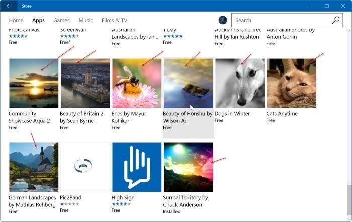 Sådan installeres Windows 10-temaer fra Windows Store?