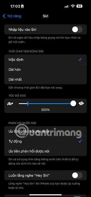 Sådan justeres Siri iPhone talehastighed