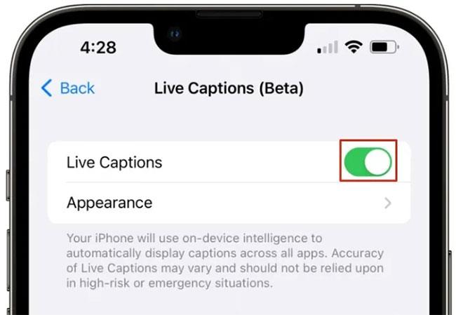 Élő feliratozás engedélyezése iOS 16 és macOS Ventura rendszerben