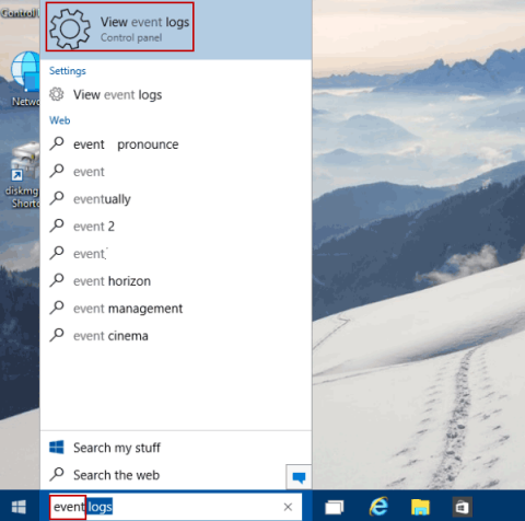 Как да получите достъп до Event Viewer в Windows 10