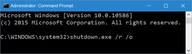Az UEFI-beállítások megnyitása Windows 10 rendszeren