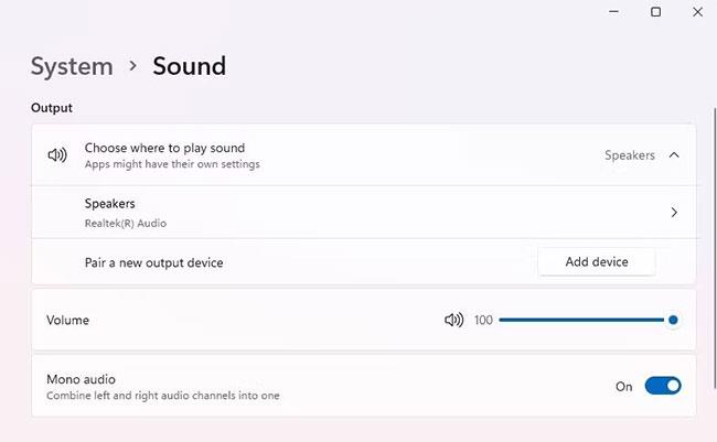 Hvernig á að kveikja/slökkva á Mono Audio á Windows 11