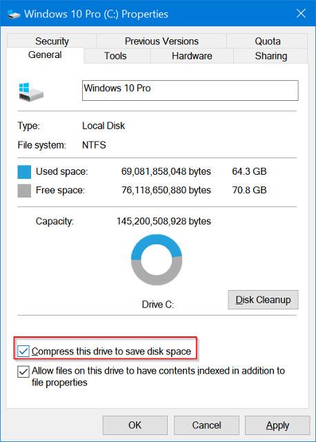 Povolte/zakažte ReFS (Resilient File System) ve Windows 10