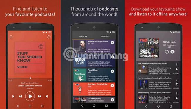 5 bästa gratis podcastappar för Android
