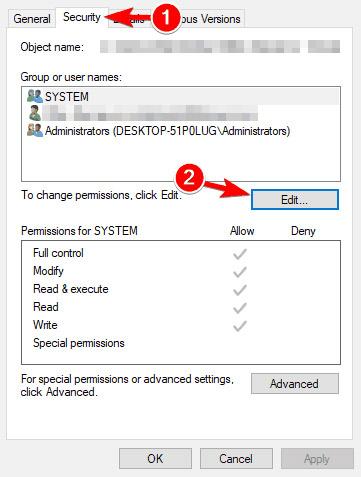 Ispravite pogrešku "Potrebno vam je dopuštenje za izvođenje ove radnje" u sustavu Windows 10, 8.1 i 7