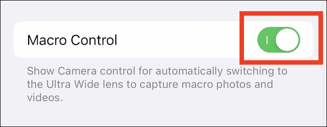 Kā izslēgt makro režīmu un automātiski ieslēgt iPhone kameru