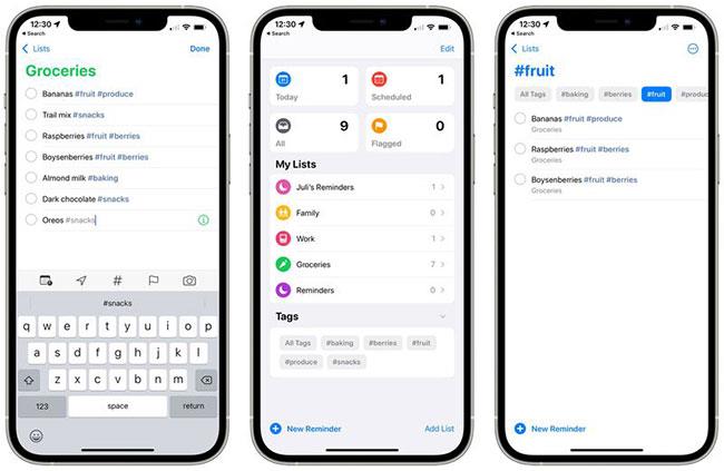 Hvað er nýtt í Notes and Reminders appinu á iOS 15