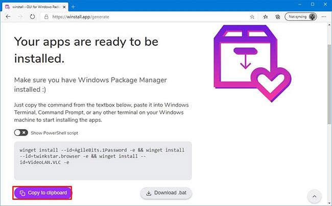 Sådan installeres flere applikationer ved hjælp af winget og winstall på Windows 10