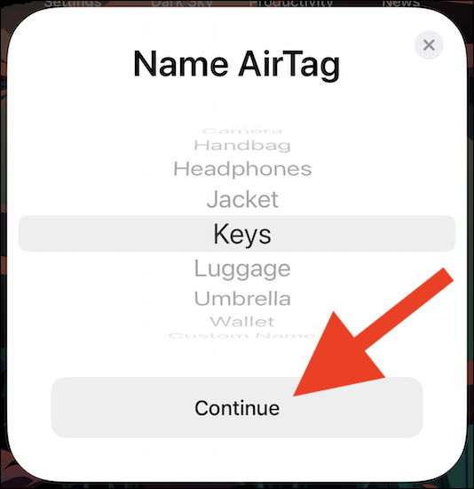 Az AirTag beállítása és párosítása iPhone-nal vagy iPaddel