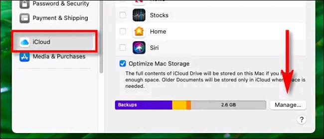 Az iCloud Storage előfizetés lemondása