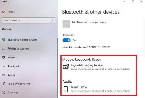 Hvernig á að laga Bluetooth Metered Connection Villa á Windows 10