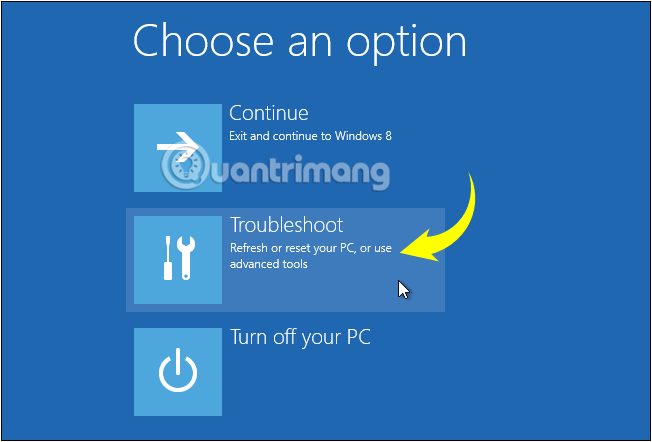 Nulstil Windows 10 til sin oprindelige tilstand