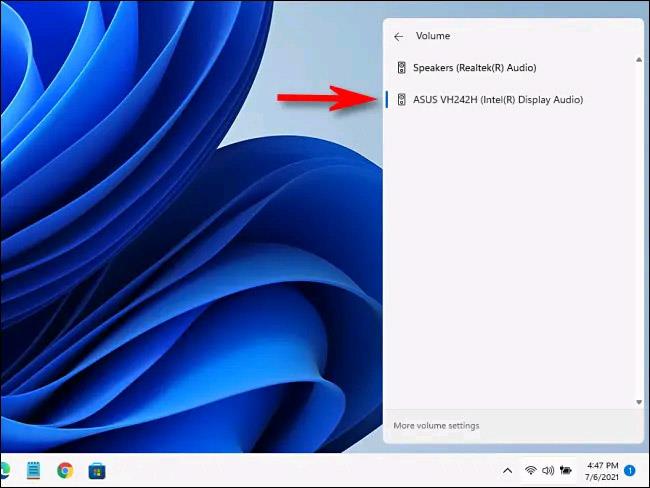 Kā pārslēgt audio izvades ierīci Windows 11 uzdevumjoslā