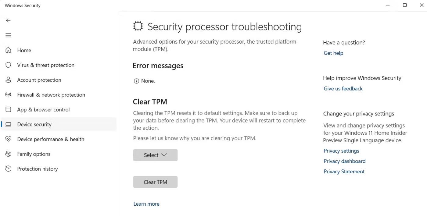 4 måter å slette TPM på Windows 11
