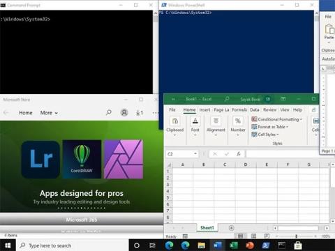 A Windows 11 Snap Layout használata Windows 10 rendszeren