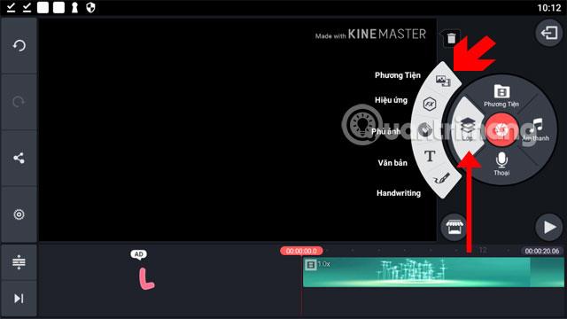 Instruktioner för att skapa undertexter för videor på din telefon med KineMaster