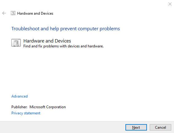 Åtgärda fel 0x80070141: Enheten går inte att nå på Windows 10