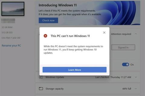 A TPM 2.0 engedélyezése a „Ez a számítógép nem tudja futtatni a Windows 11 rendszert” hiba kijavítását
