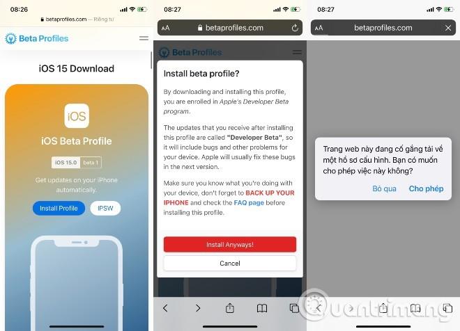 Kā instalēt iOS 15 beta, iOS 15 publisko beta versiju iPhone tālrunī