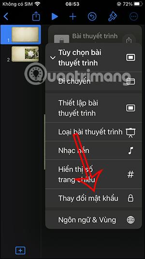 Як встановити пароль слайда презентації в Keynote