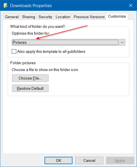 Javítsa ki a Windows 10 rendszeren a Letöltés mappa túl lassú megnyitása miatti hibát
