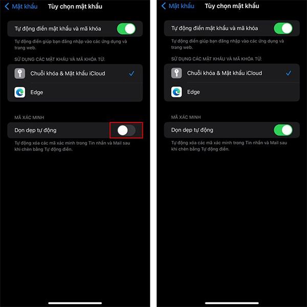 Pokyny pro automatické mazání zpráv obsahujících 2FA kódy na iPhone