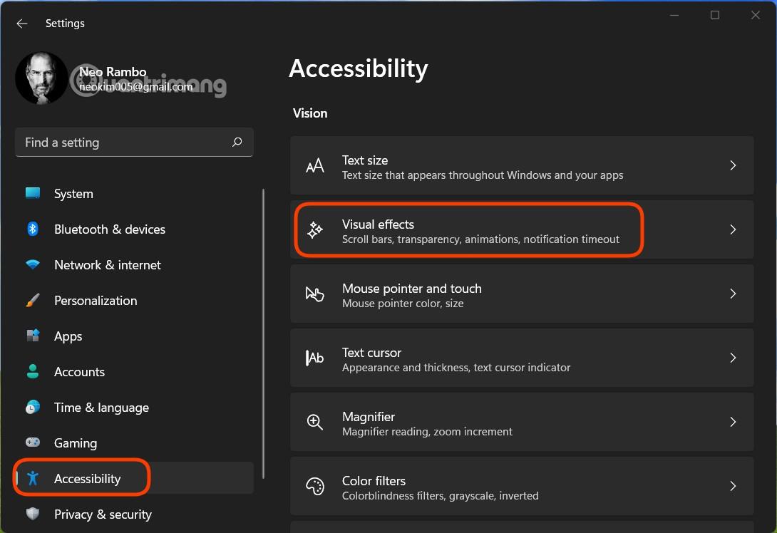 Sådan slår du alle animationseffekter fra på Windows 11 for at udjævne computeren