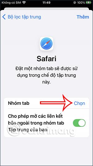 Kaip nustatyti „Safari“ skirtukų grupes, kad būtų galima pasiekti „iPhone Focus“ režimu