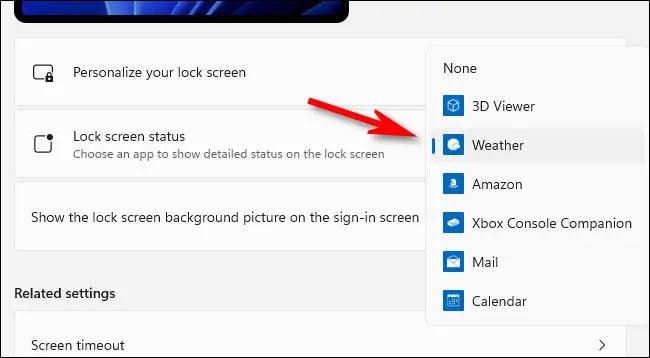 Instruktioner för att anpassa låsskärmen på Windows 11