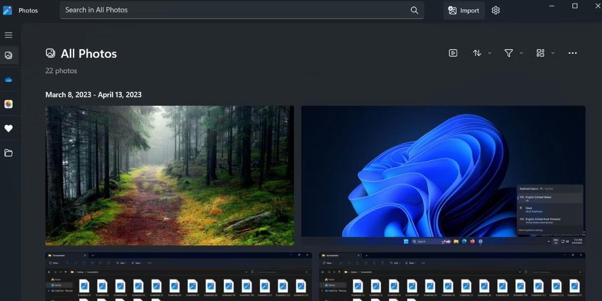 Jak používat funkce Slideshow a Spot Fix v aplikaci Fotky ve Windows 11