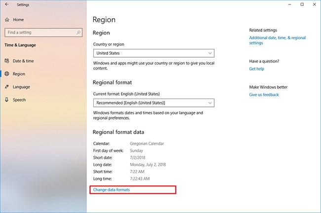 Kako promijeniti regionalne postavke na Windows 10