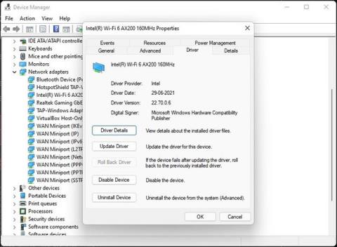 Hvordan avinstallere og installere WiFi-driver på Windows 11