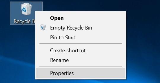 Oprava chyby „Tyto položky jsou příliš velké na recyklaci“ ve Windows 10