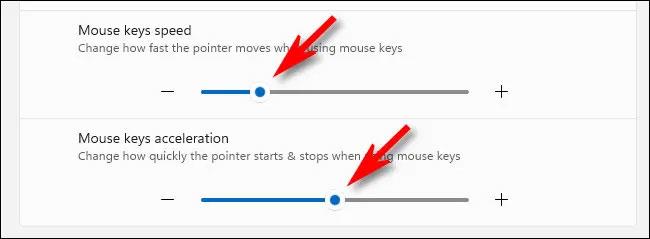 Sådan aktiveres numerisk tastatur som mus på Windows 11