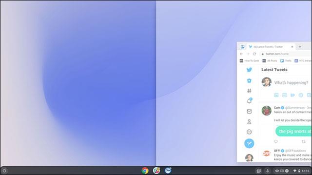 Kako razdeliti zaslon na Chromebooku