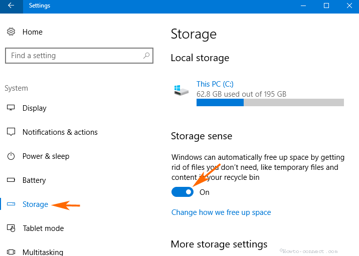 Samodejno sprostite prosti prostor v sistemu Windows 10 po 30 dneh