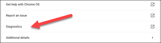 Jak používat diagnostickou aplikaci na Chromebooku