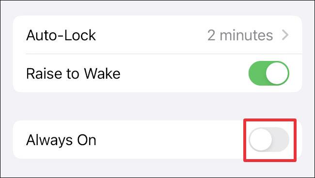 Kā iPhone 14 izslēgt vienmēr ieslēgtā displeja funkciju