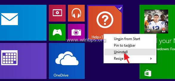 Upute za deinstalaciju modernih aplikacija na Windows 10/8.1/8